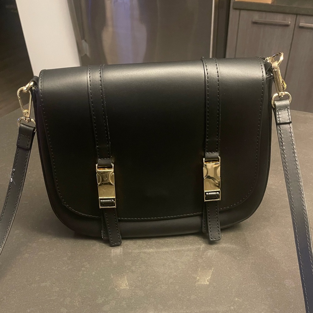 CHEVAL  FIRENZE VERA PELLE GENUINE LEATHER FLAP CROSSBODY BAG